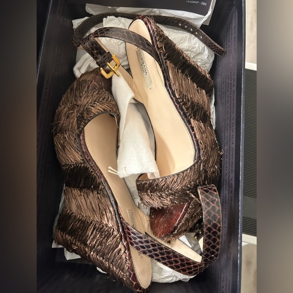 Prada platform wedge size 8.5 - Picture 7 of 9